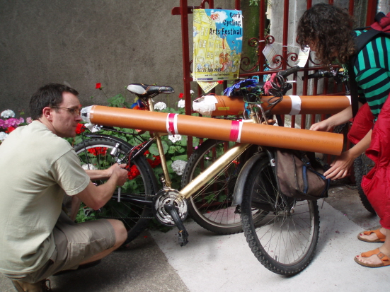 Zingende fietsen Symfonie: workshop, Cork 2008